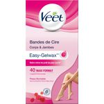 Veet Bandes de Cire Froide Easy-Gelwax™ Peaux Normales